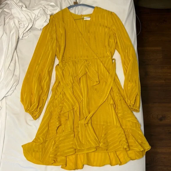Astr | Dresses | Astr The Label Yellow Dress | Poshmark